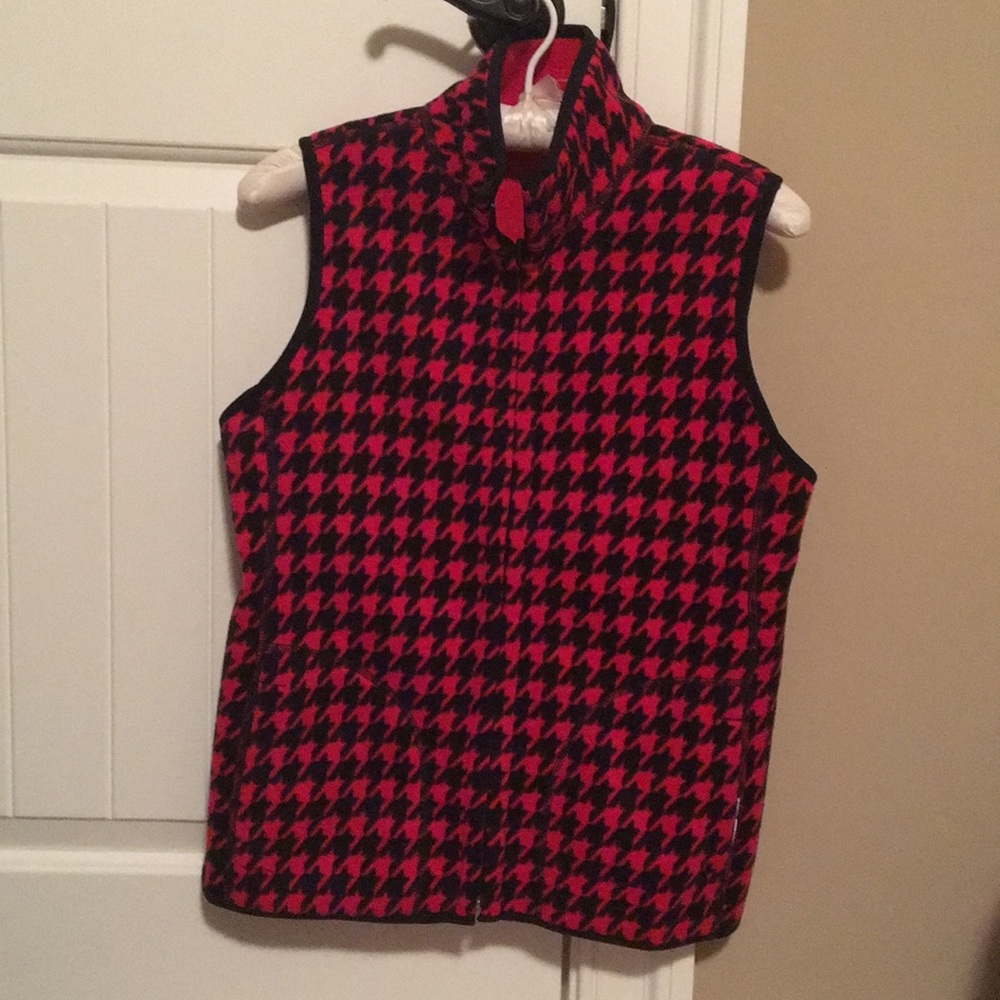 NWOT Kim Rogers Petite Reversible Fleece Vest